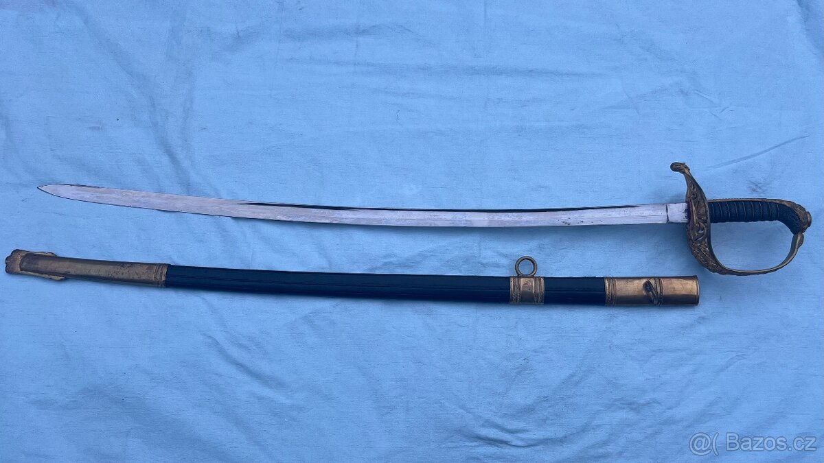 Šavle RU úřednická zlacená v ohni - 2