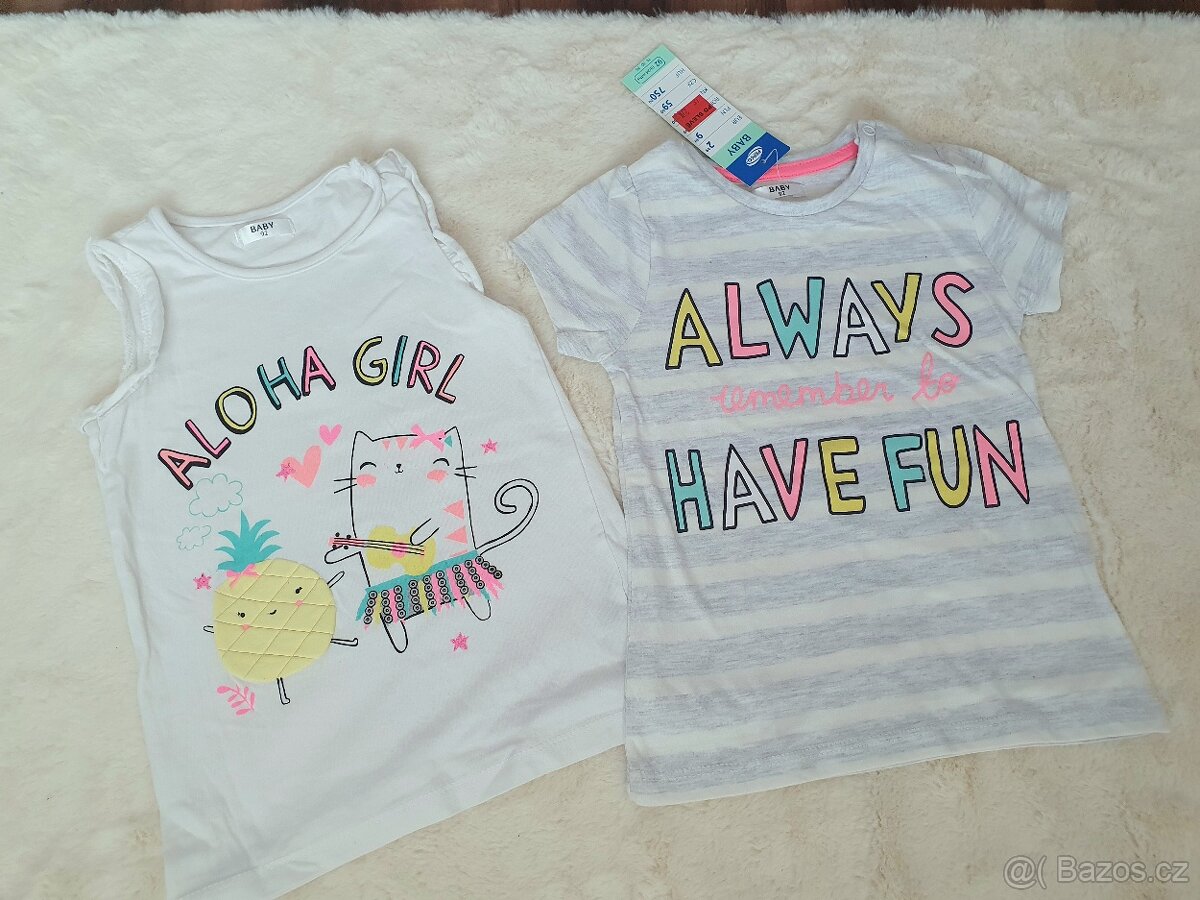 Tričko, tílko 92 nové, jako nové - 2