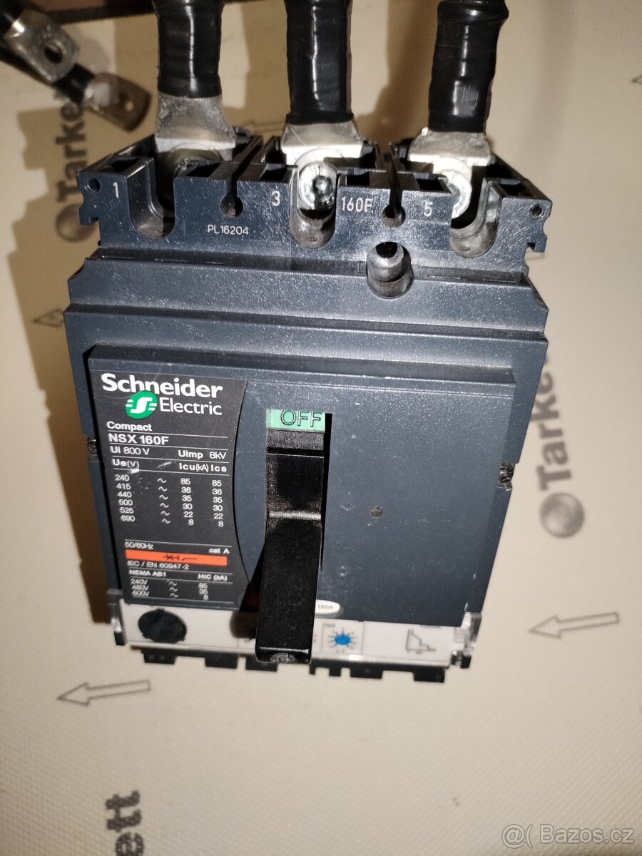 Výkonový jistič Compact NSX160F - 160 A - 3P - 2