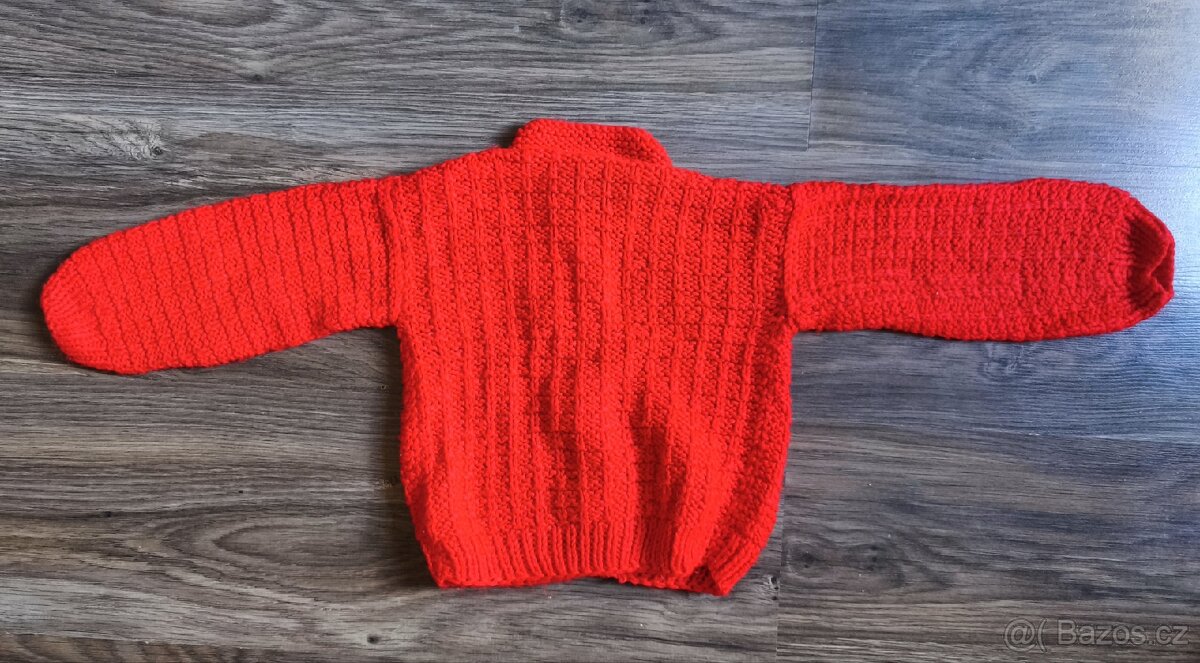 Dětský pletený svetr cca 2-3 roky - 2