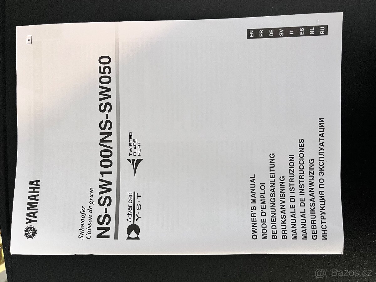 Subwoofer Yamaha Ns-Sw100 - 2