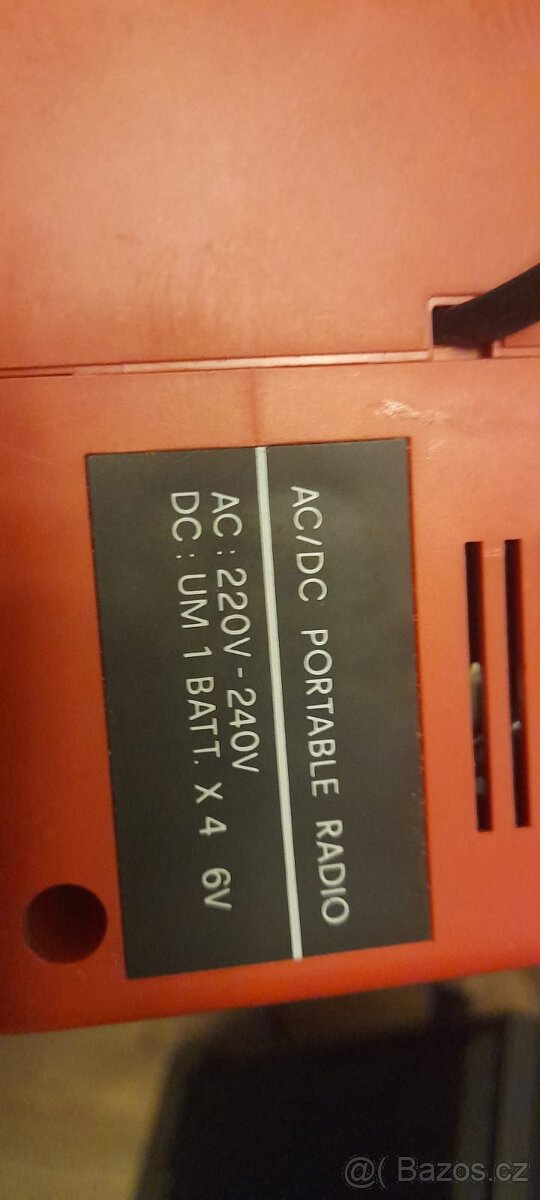 přenosné malé rádio-retro - 2