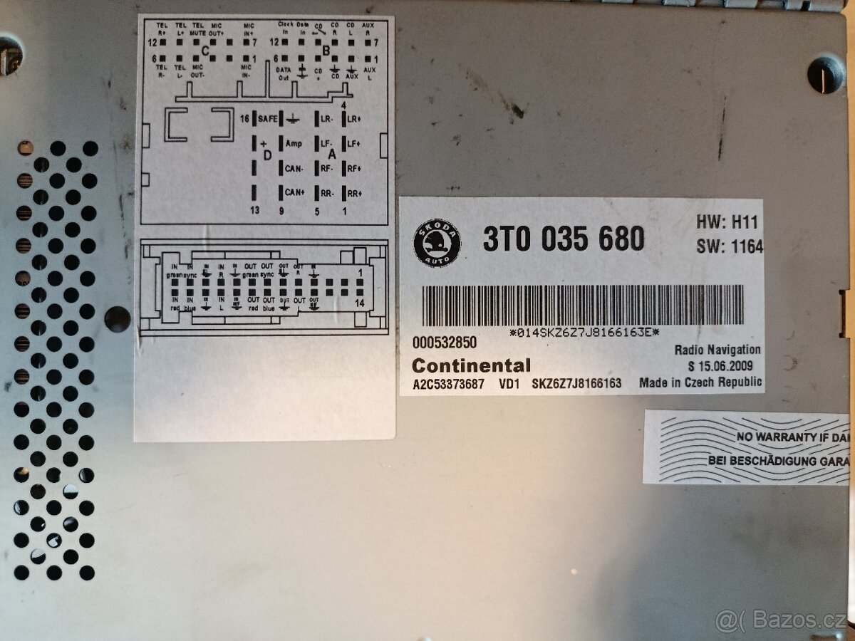 Autorádio Columbus Octavia 2 facelift - 2