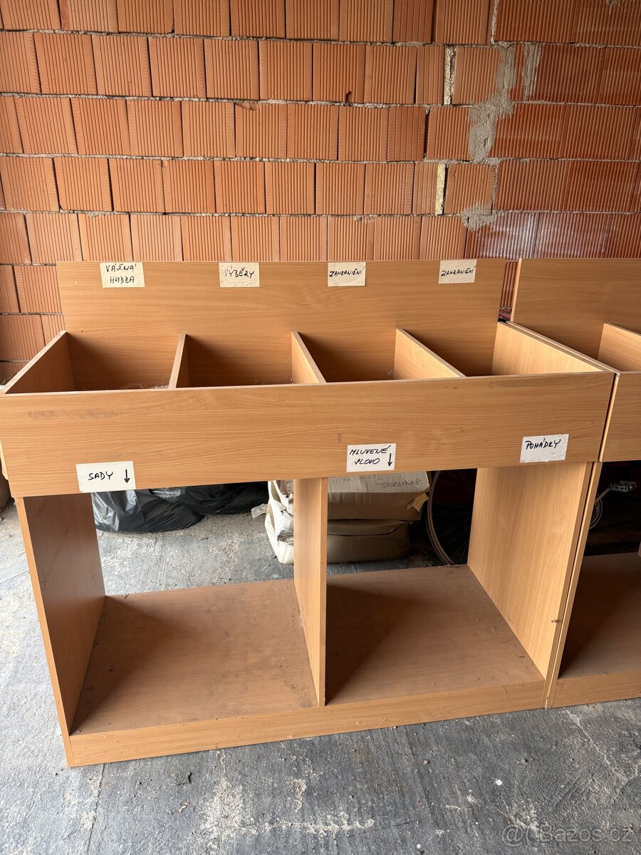 2x Stojan na LP desky - 2