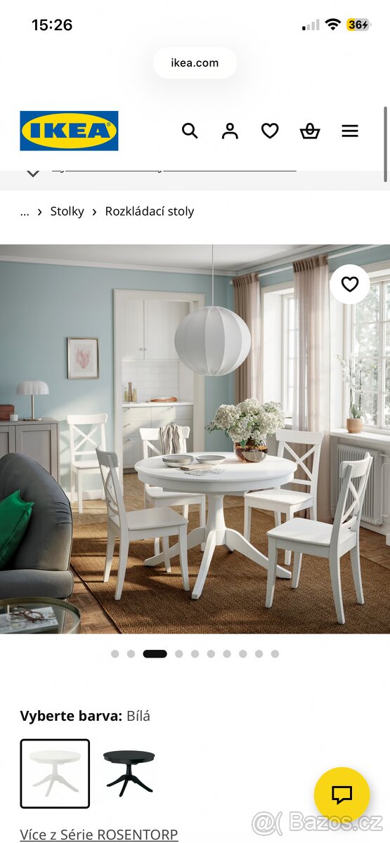 Rozkládací jídelní stůl IKEA - 2