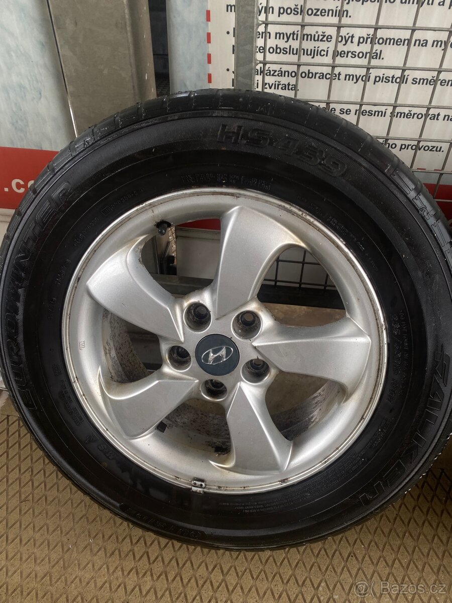 Prodám hliníková kola včetně s pneumatikami - 2