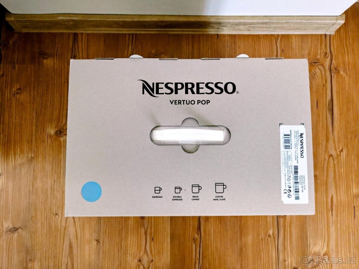 Nespresso kávovar Vertuo Pop (pacificky modrá) - 2