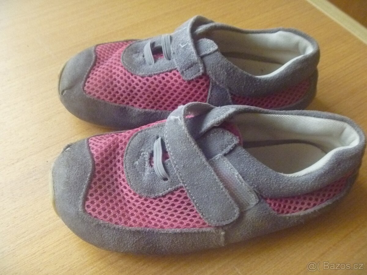 červenošedé barefoot tenisky vel. 28 - 2