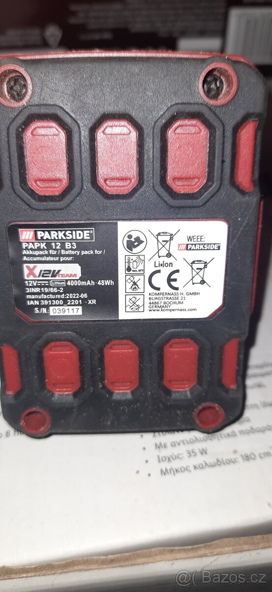 Aku baterie+ nabijecka - 2