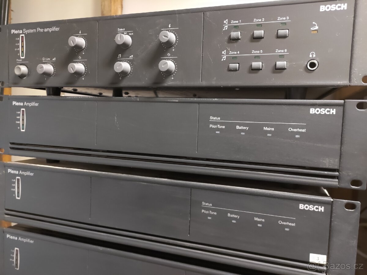 Bosch Plena set zesilovačů s předzesilovačem - 2