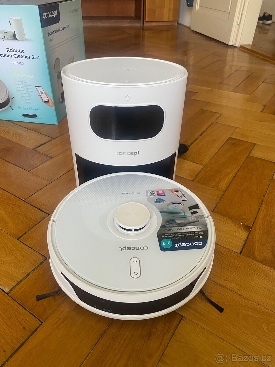 robotický vysavač Concept VR3450 2v1 PERFECT CLEAN Laser 3D - 2