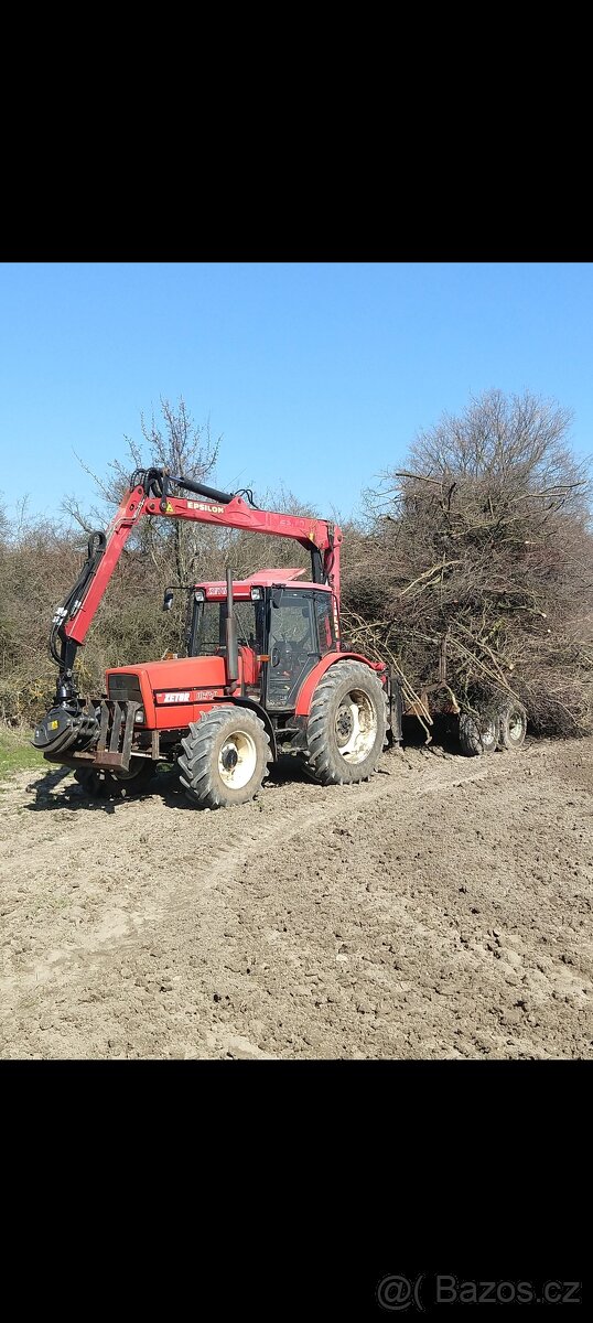 Zetor 10540 + hydraulickáruka+ stepkovač Jenz - 2