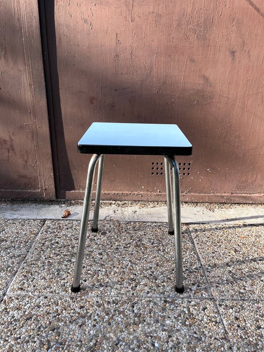 Vintage mid-century footstool/flower table - 2