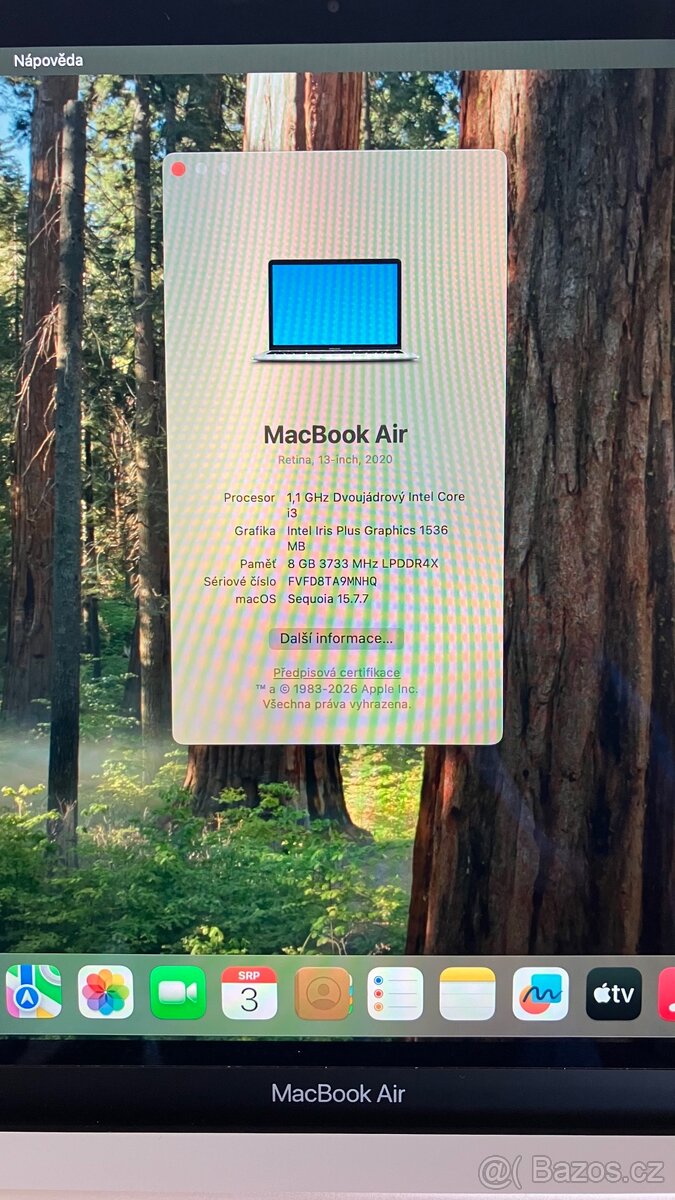 Macbook Air 13” 2020 stříbrný - 2