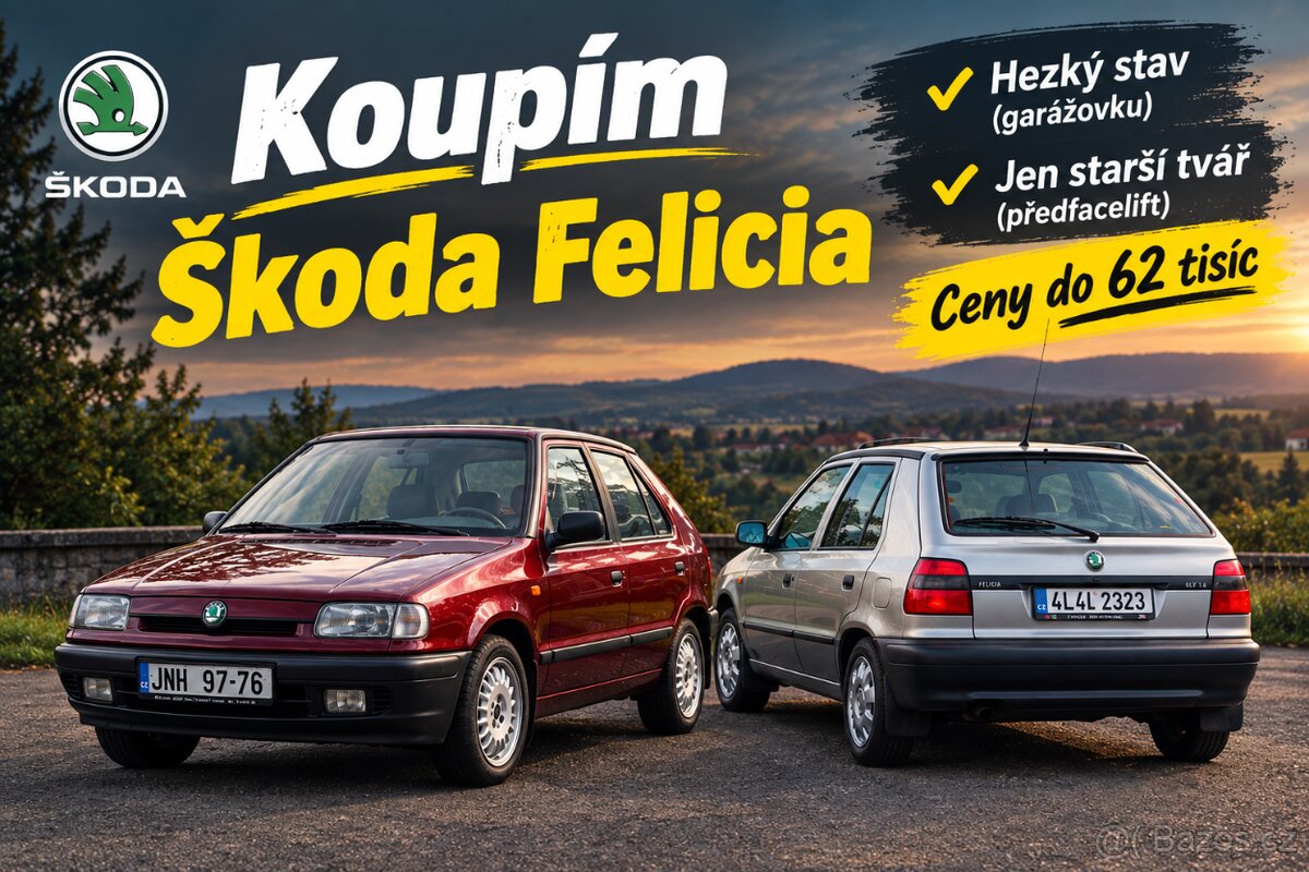 KOUPÍM Škoda Felicia :) - 2