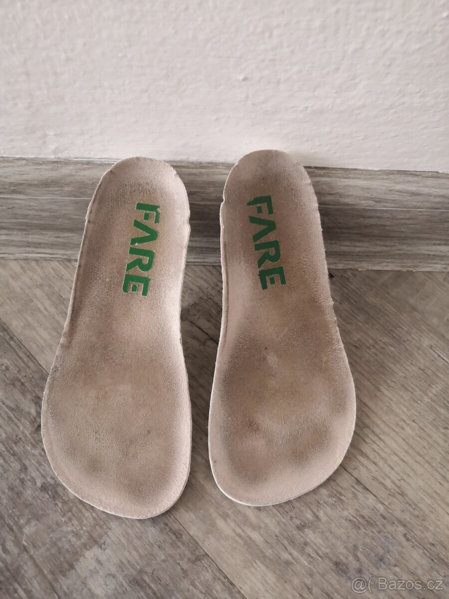 Dětské bačkory FARE vel. 23 barefoot - daruji - 2