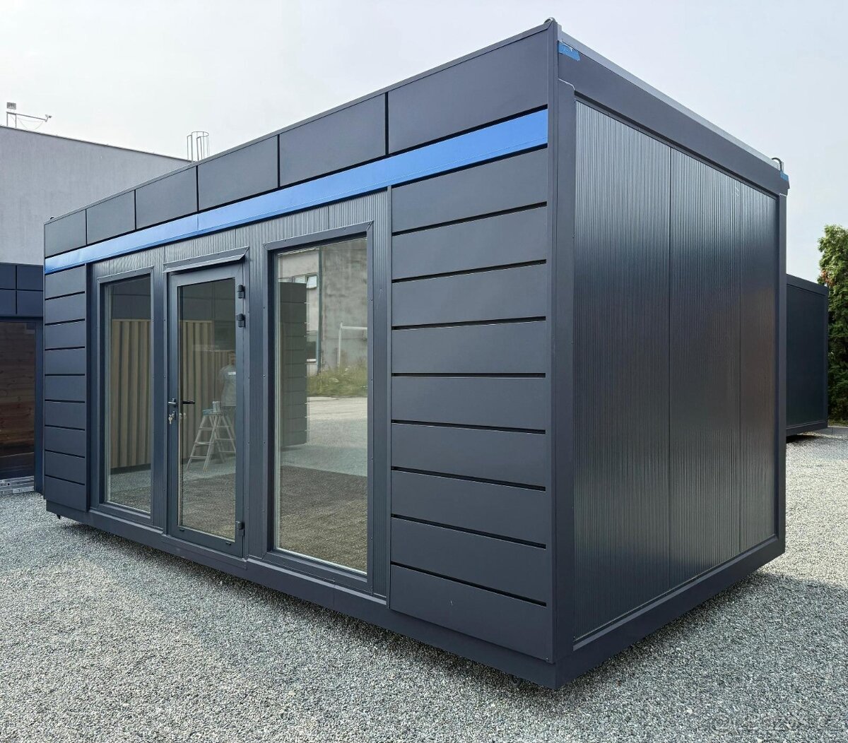 Moderní pavilon 6×3 podnikání, salon, kancelář - 2