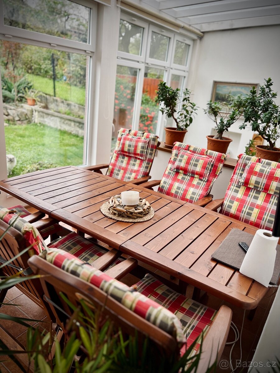 Prodám zánovní bytelný zahradní nábytek. - 2