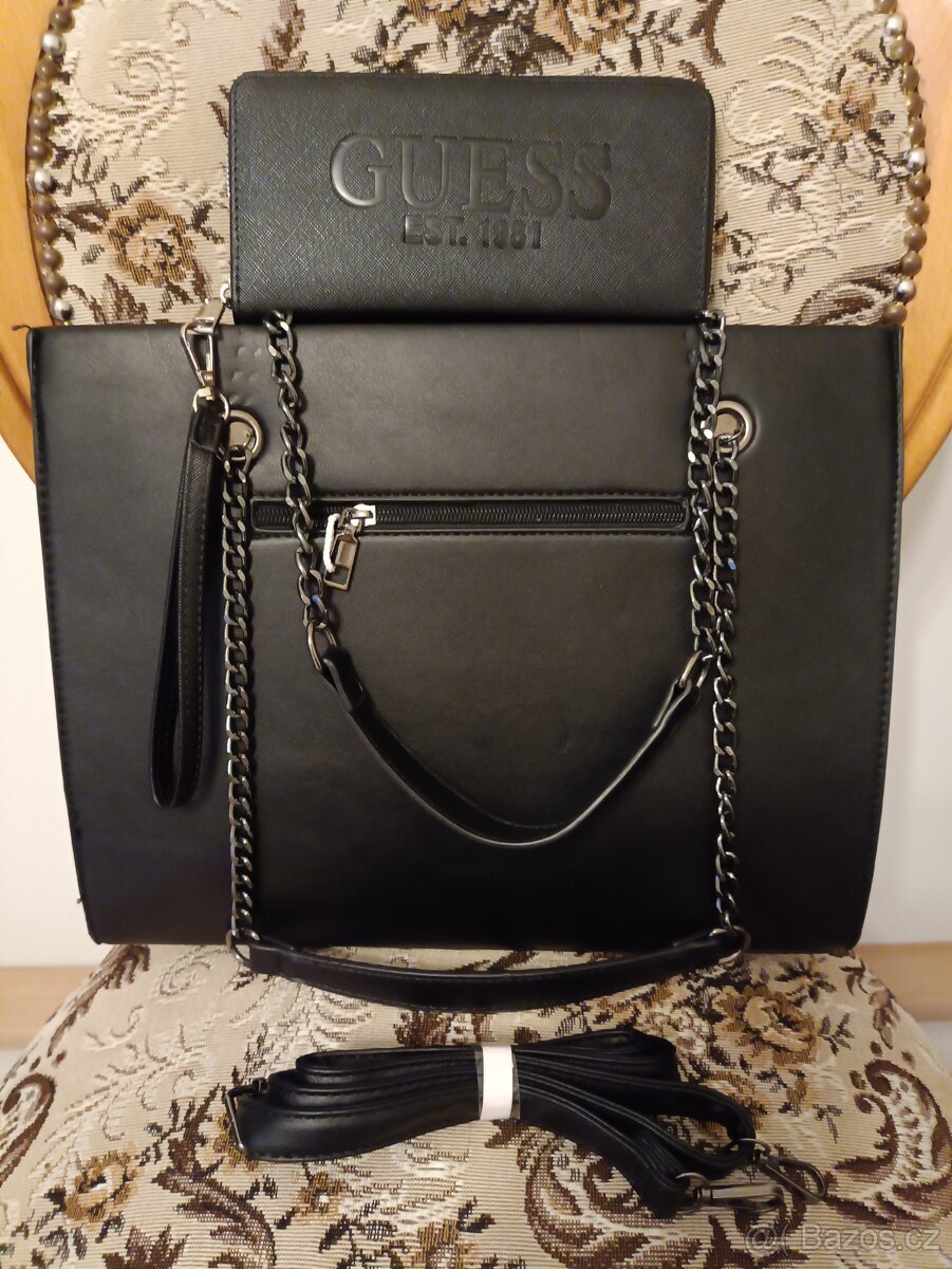 Nový kabelkovy set Guess manager, 4 díly. - 2