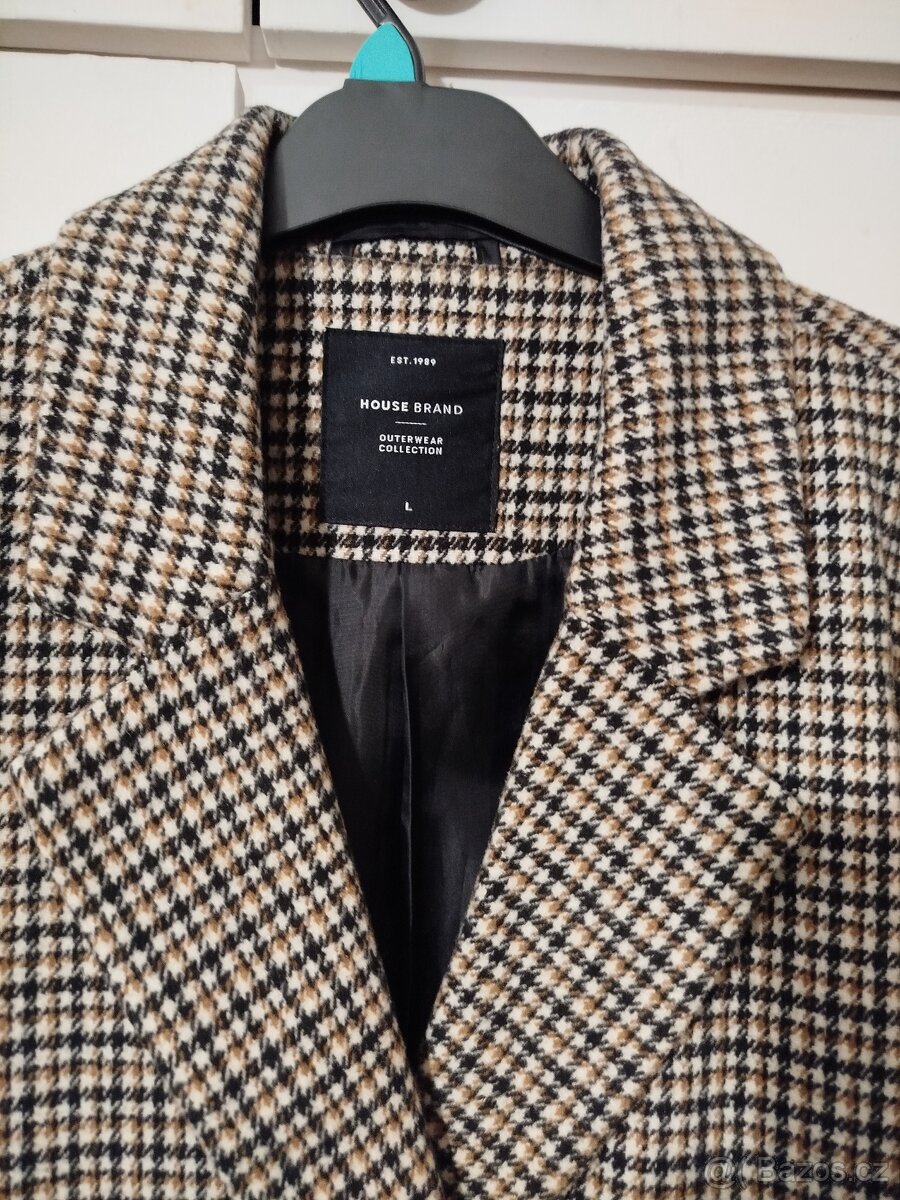 damský kabát kostkovaný - 2