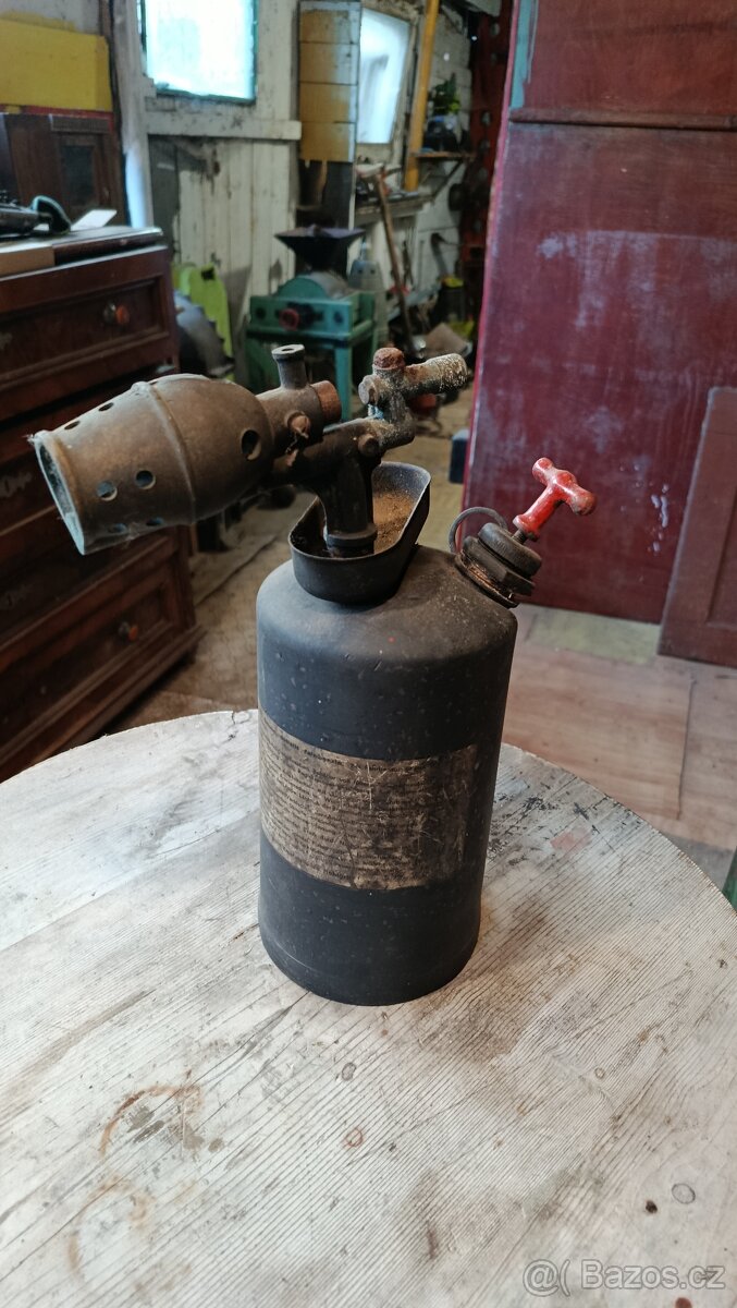 Starožitný Benzínový Hořák / Letovací Lampa - 2