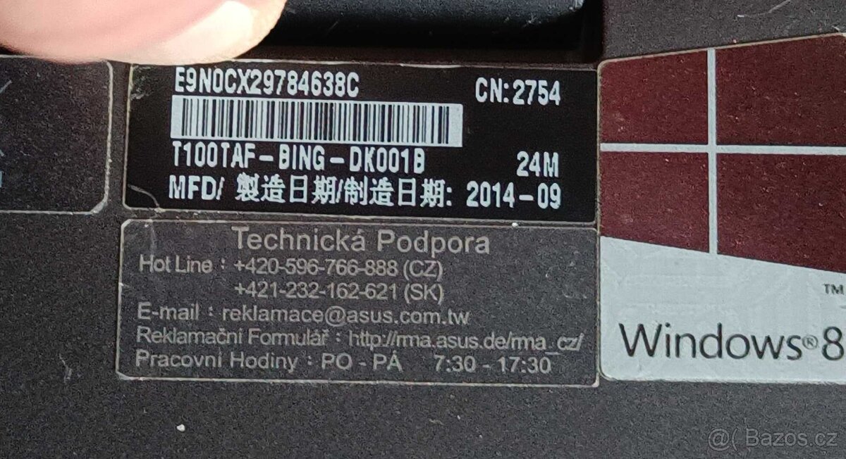 Klávesnice + touchpad Asus - 2