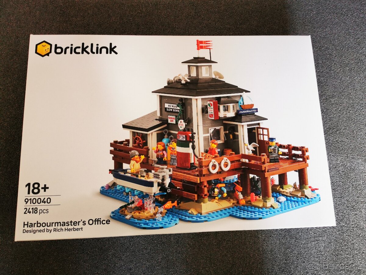 LEGO Bricklink 910040 Kancelář správce přístavu - 2