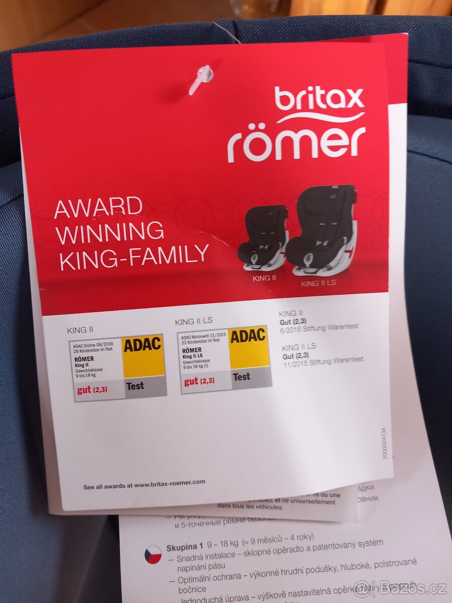 Autosedačka Britax - 2