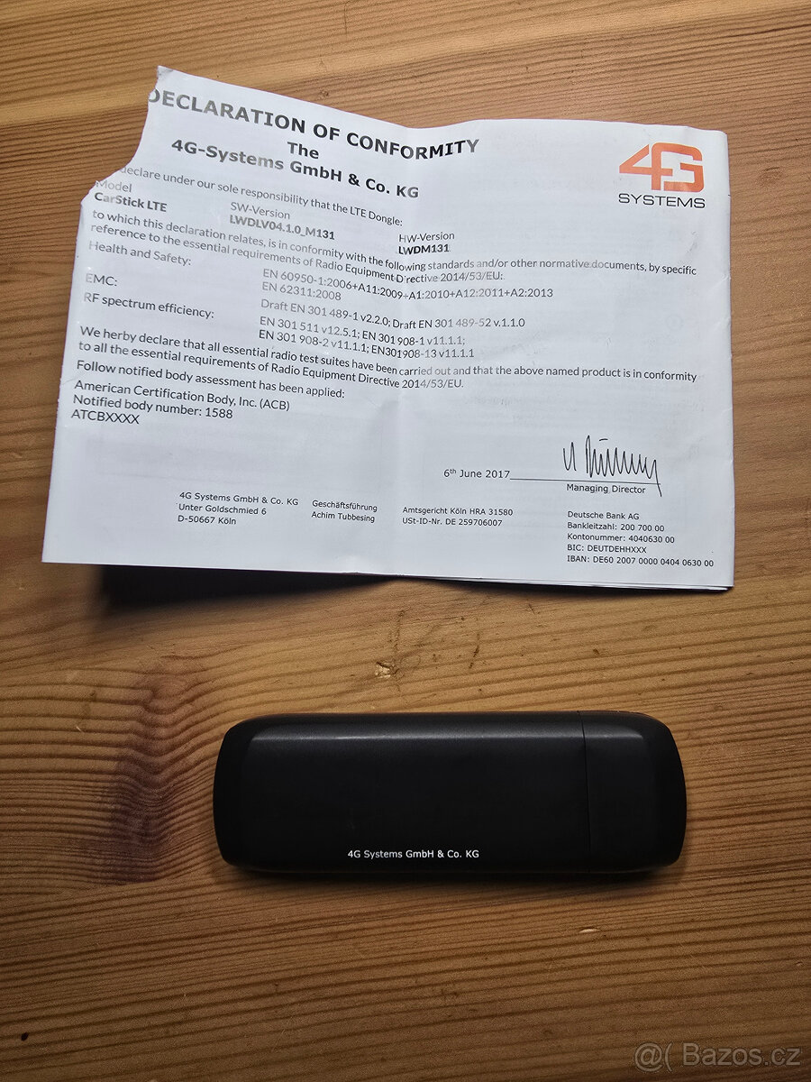 LTE CarStick - 000 051 409 F - 2