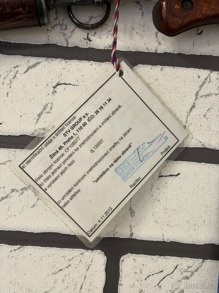 Samopal vz. 58 znehodnocený - 2