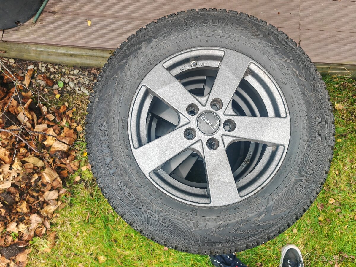 Prodám kola Decent na Hyundai ix35 16" 6,5J ET48 5x114,3 - 2