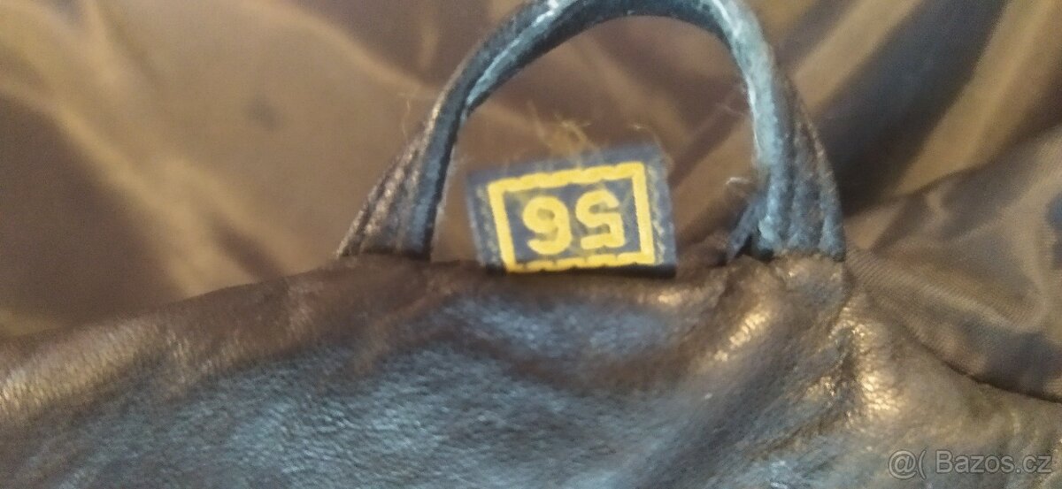 Pánská kožená bunda XXL - 2