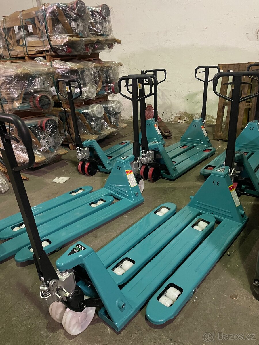 Paletový vozík 2500kg polyuretan/nylon - 2