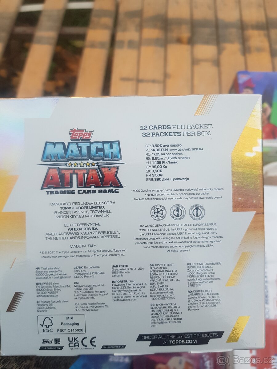 Match attax fotbalové karty 2025/26 - 2