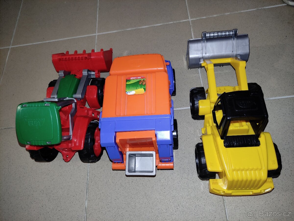Traktor, bagr, auto popelář - 2