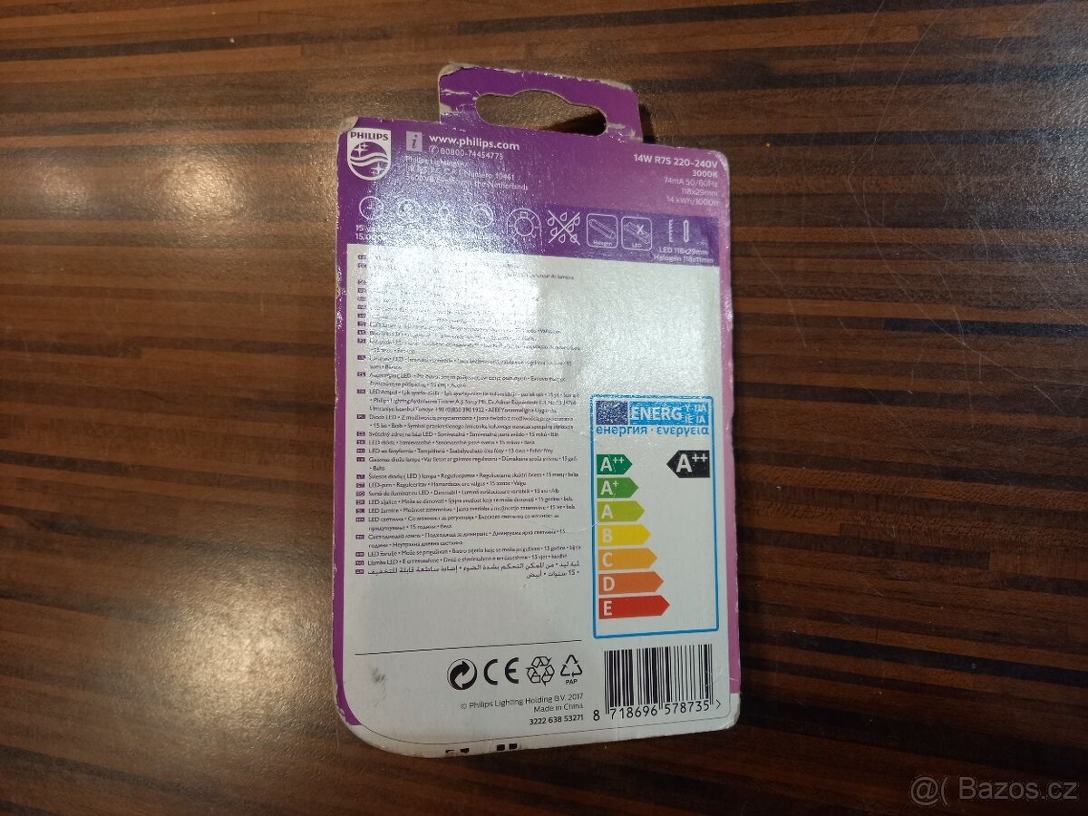 LED žárovka R7s 118mm Philips 14W (100W) stmívatelná - 2