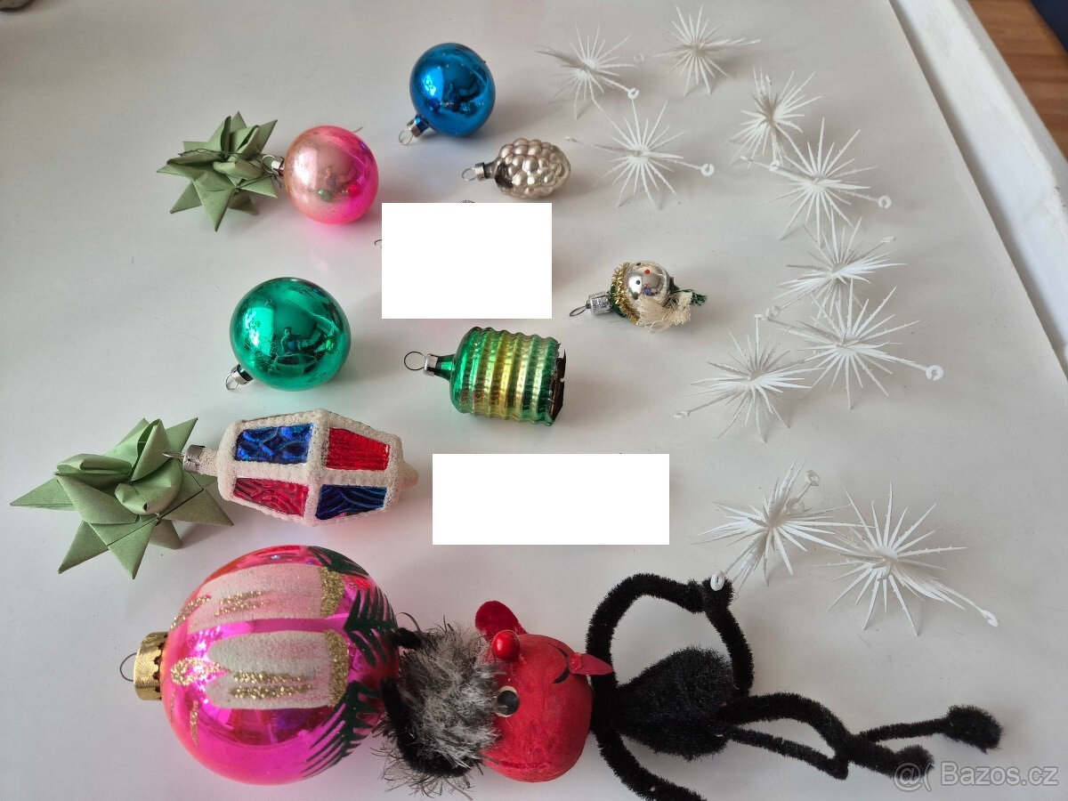 Staré předrevoluční vánoční ozdoby - 2