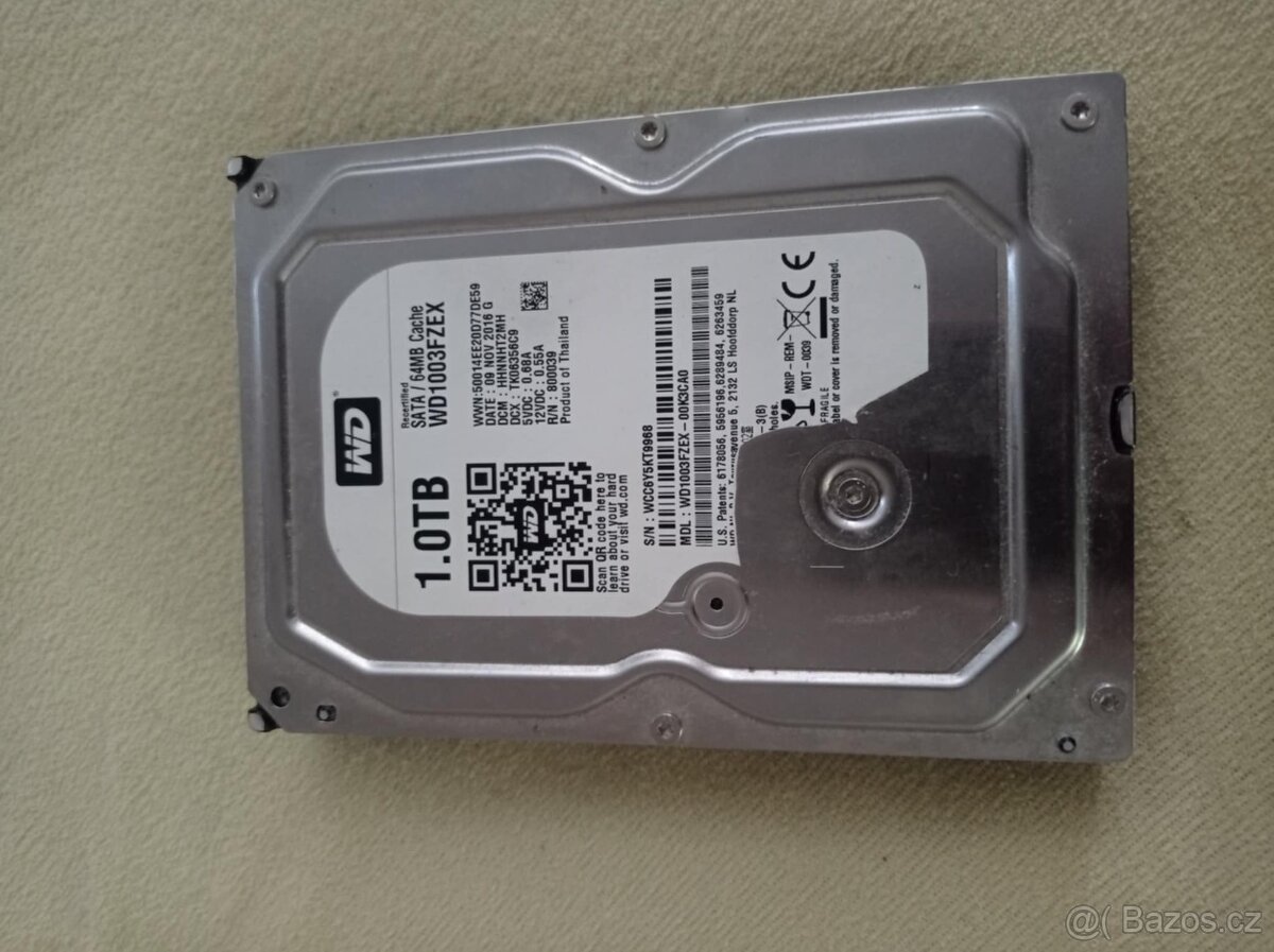 Western digital 1003fzex black hardis - 2