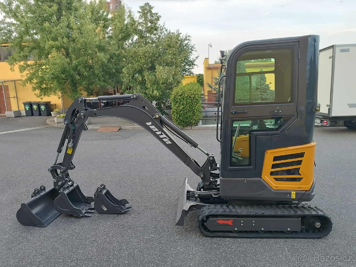 Nový minibagr 2T – záruka, odpočet DPH - 2