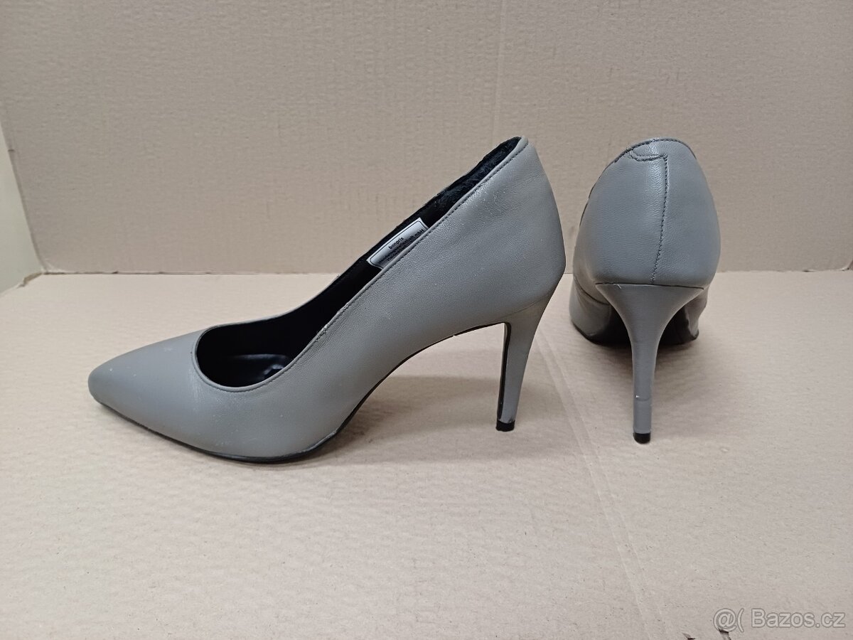 Šedé lodičky vel.40 - 2