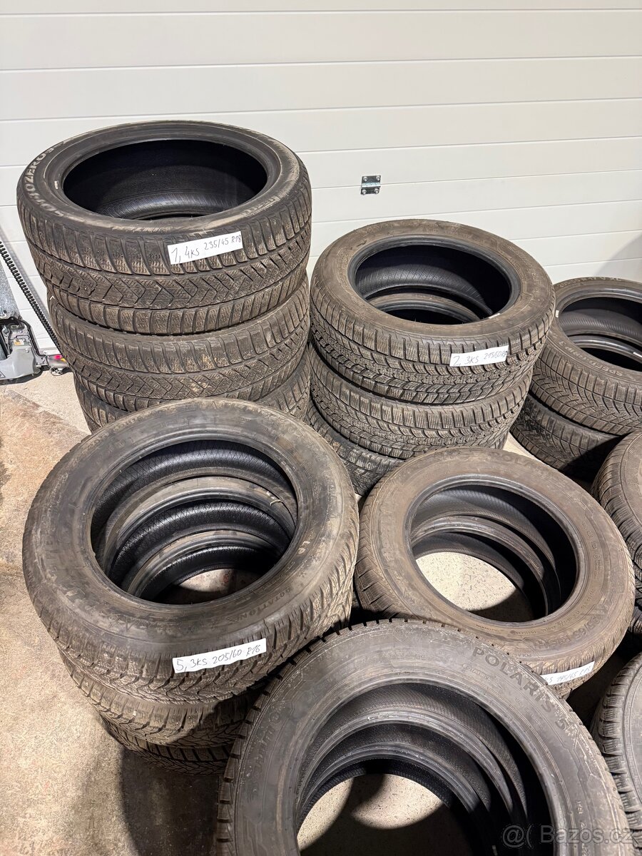 ZIMNÍ PNEUMATIKY - ZÁNOVNÍ / POUŽITÉ - 2