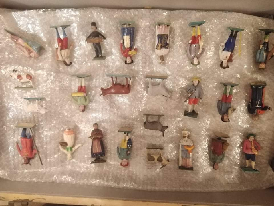 Dřevěný betlém viz.foto - 2