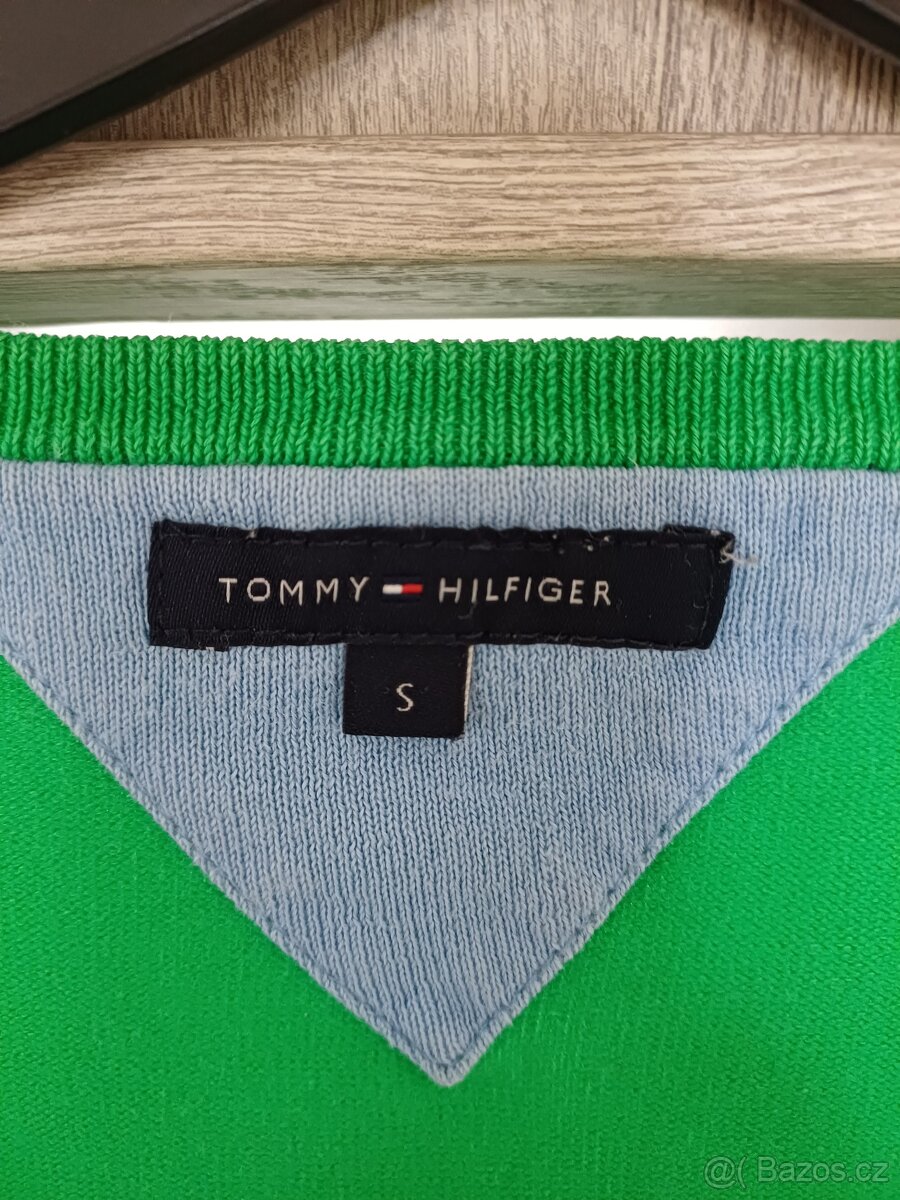 Svetr Tommy Hilfiger vel. S, barva zelená - 2
