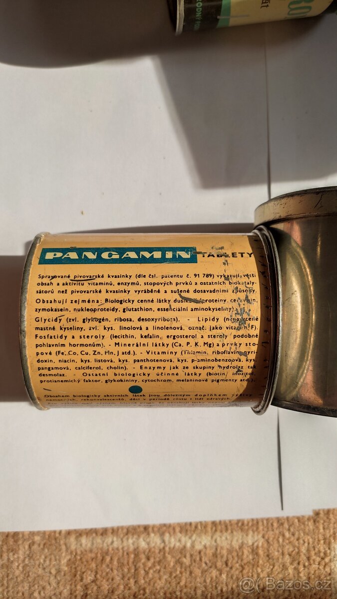 Retro plechovka Pangamin - 2