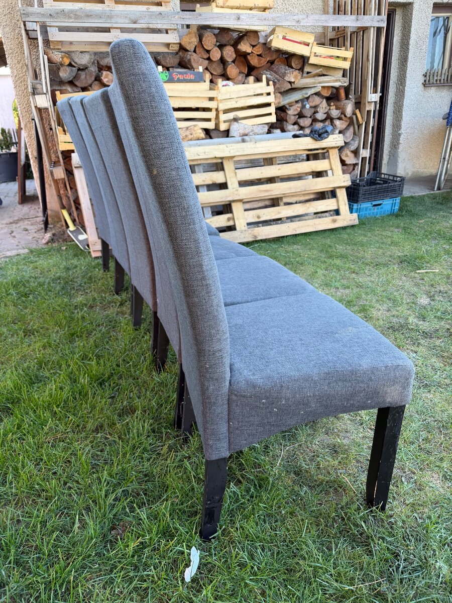 JÍDELNÍ ŽIDLE - 5KS. - 2