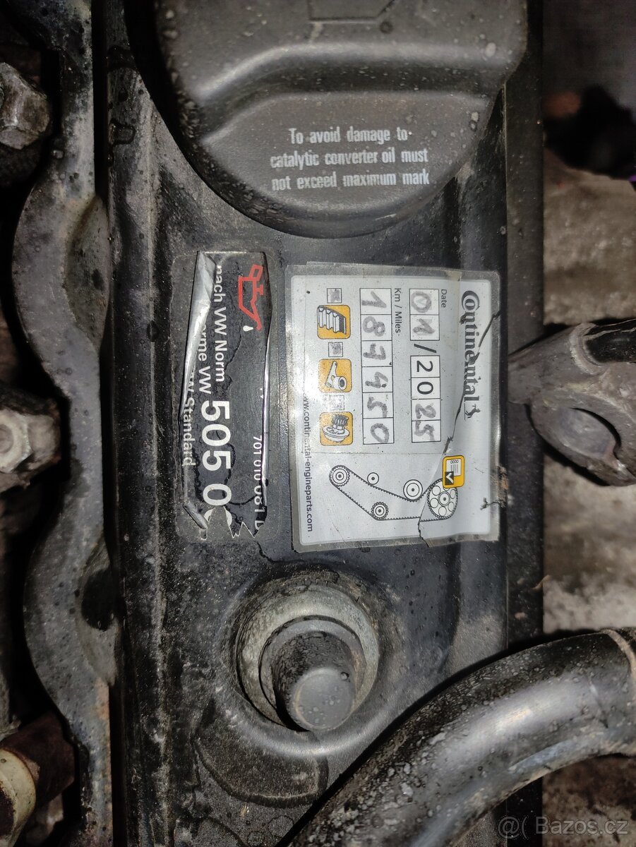 Motor 1.9 SDI AEY 47 kW, jen 187 tis km - 2
