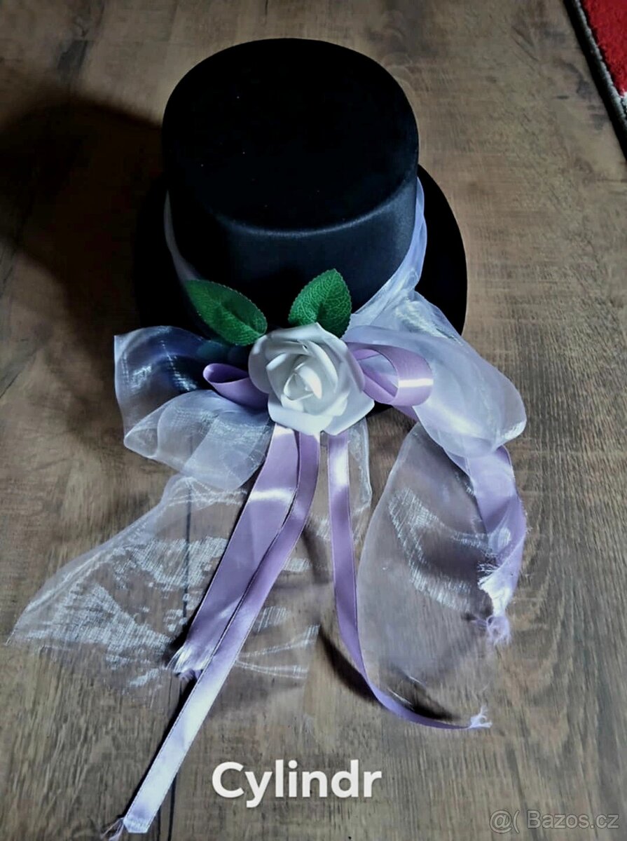 Svatební výzdoba (fialová) - 2
