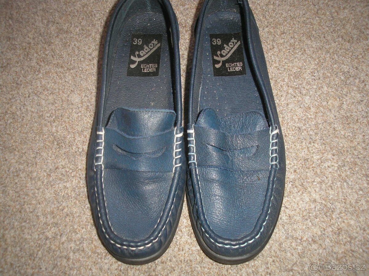 Kožené mokasíny vel.39 - 2