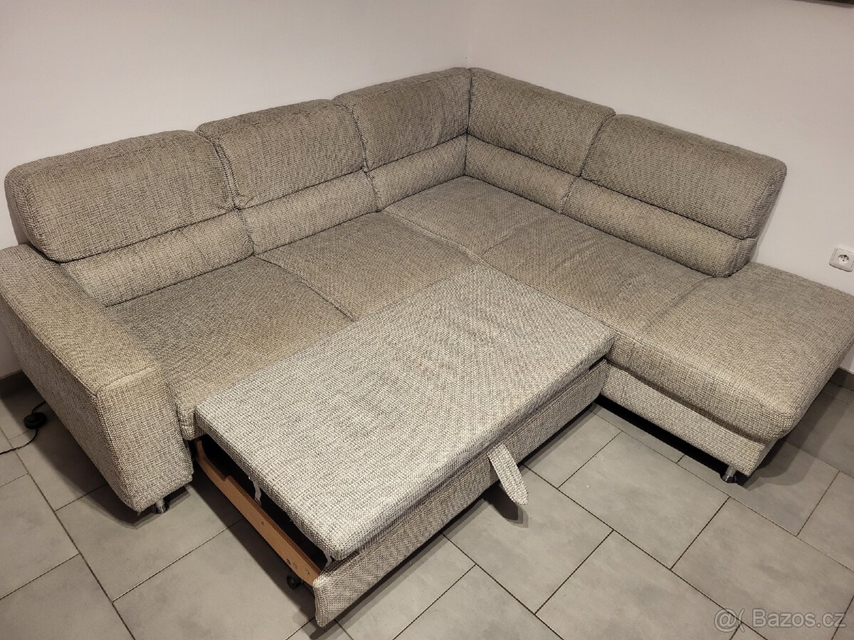 Rohová sedací souprava rozkládací - 2