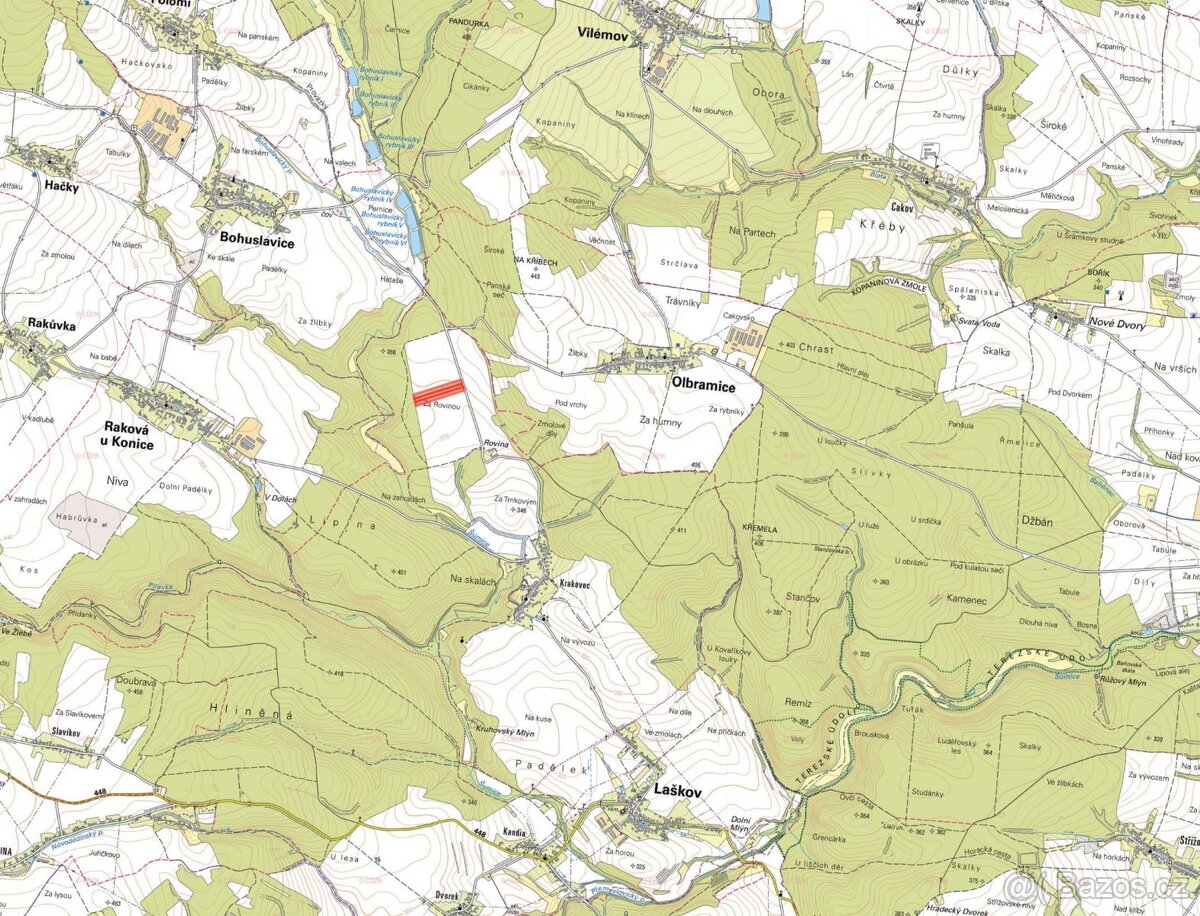 Zemědělská půda, prodej, Krakovec, Laškov, Prostějov - 2